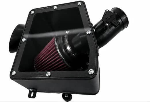 The GR Corolla airbox with its K&N filter