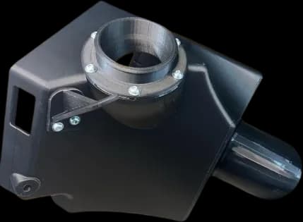 The R34 airbox from the outlet side