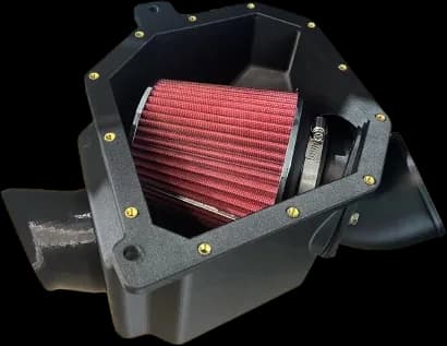 The A70 airbox with pipes and filter